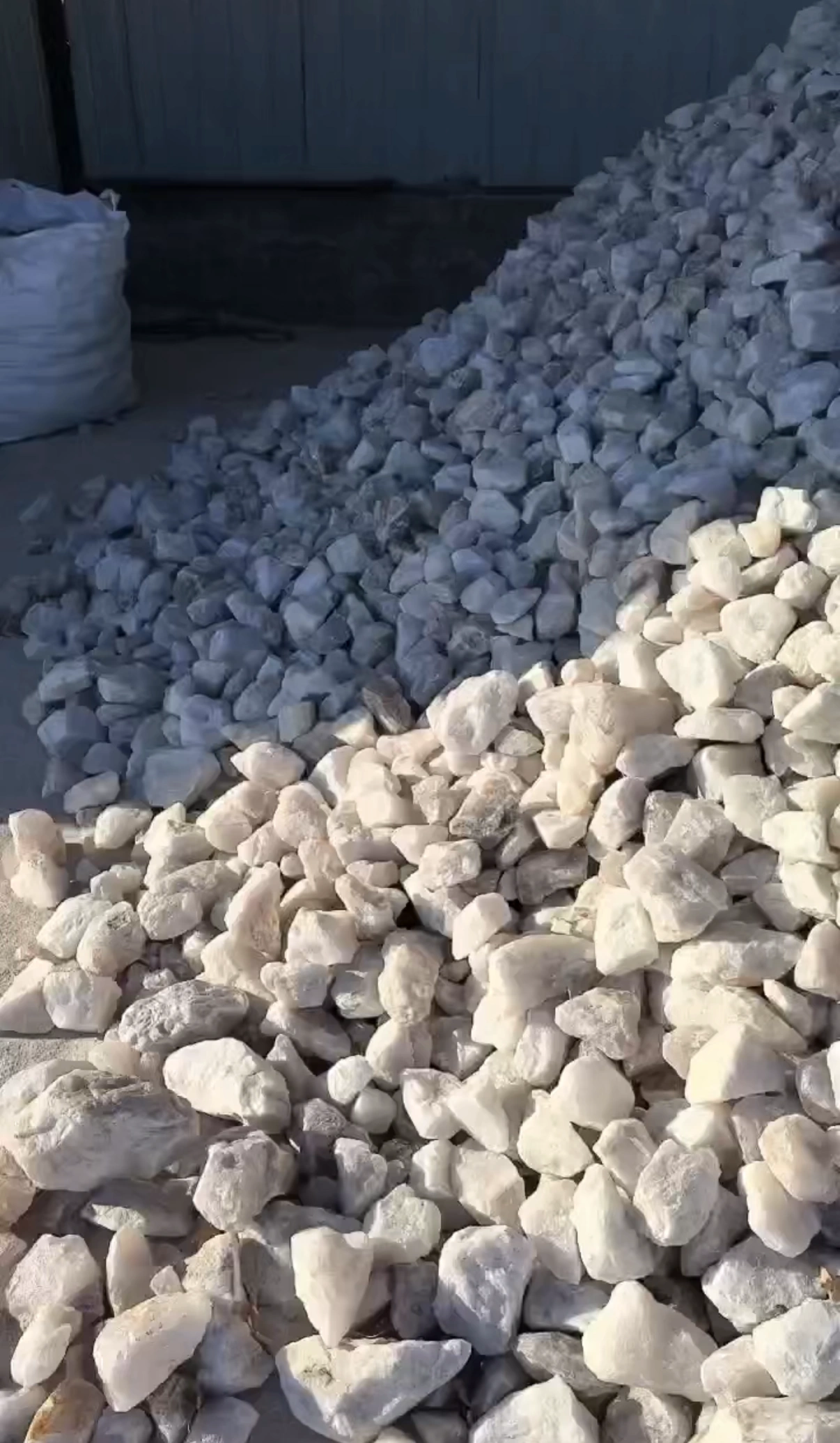 Quartz processing stage: stabilize the material